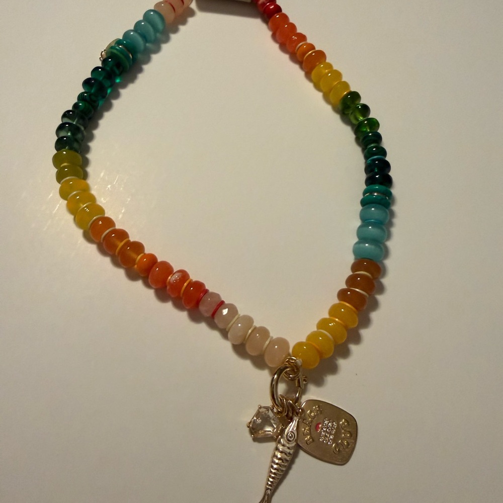 Anthropologie Beach Club Charm Necklace - Picture 4 of 5